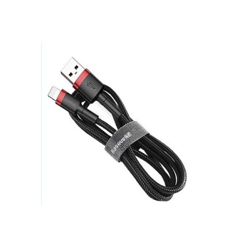 Baseus cafule USB lightning 2.4A 1M CALKLF-B19 fekete kábel