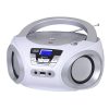 Trevi CMP 544BT hordozható fehér Bluetooth/FM/USB/AUX/CD boombox