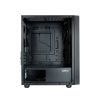 Zalman T3 PLUS fekete (táp nélküli) ablakos mATX ház