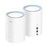 CUDY M1200(2-Pack) kétsávos AC1200 WIFI MESH fehér router (2db-os szett)