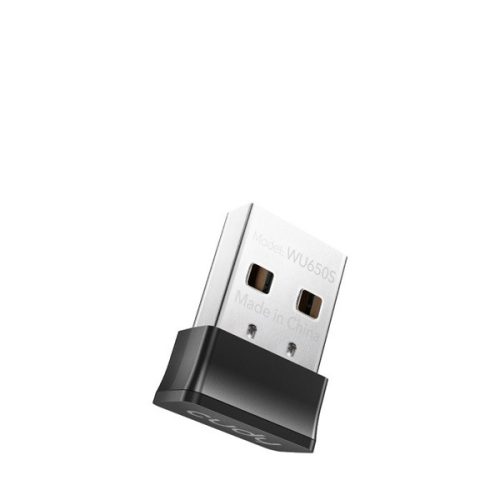 CUDY WU650 kétsávos AC650 WIFI USB mini fekete adapter