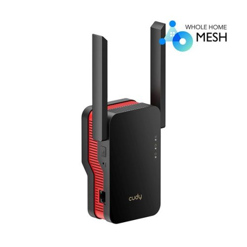 CUDY RE3000 kétsávos AX3000 WIFI 6 MESH fekete extender/access point