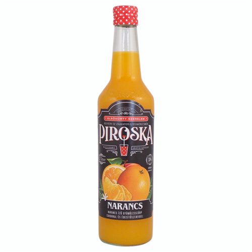 Piroska 0,7 L 50% narancs szörp