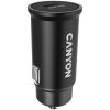 Canyon C-20 20W univerzális autós töltő adapter fekete