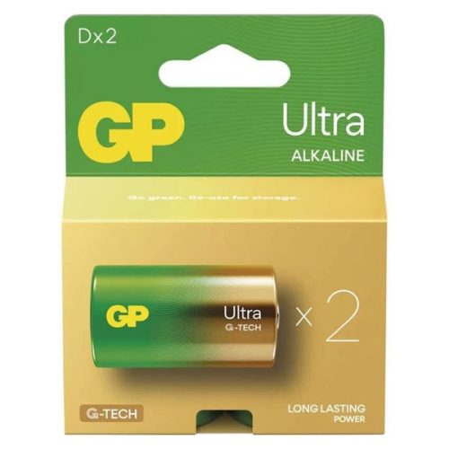 GP Ultra alkáli elem LR20 (D) 2db