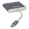 AVAX HB902 PRIME Type C 3.2-2xHDMI 4K60Hz DUAL monitor adapter