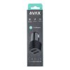 AVAX CC601B CARLY+ 40W USB A (QC)+Type C (PD) fekete autós gyorstöltő