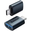 Baseus ZJJQ000003 Ingenuity USB C - USB A kék OTG adapter