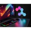 Tracer TRAOSW47256 Ambience Smart Hexagon 9 W/Bluetooth 5.0/Wi-Fi/RGB világítás/fehér/gamer/fali lámpa szett