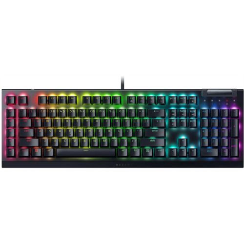 Razer BlackWidow V4 X US fekete (green switch) gamer billentyűzet