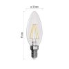 Emos ZF3220 E14 / 3,4 W (40 W) / 470 lm / meleg fehér LED izzó