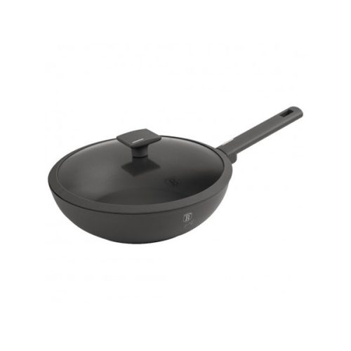 Berlinger Haus BH/8124 Antracit Collection 28 cm wok serpenyő fedővel