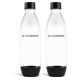 Sodastream Bo Fuse Duo 2x1l fekete palack szett