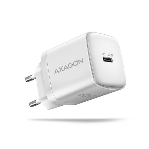 Axagon ACU-PD30W 30W PD 3.0 QC Type-C fehér hálózati töltő