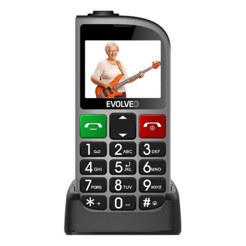 Evolveo EasyPhone FL EP801 2,3" DualSIM ezüst mobiltelefon