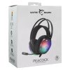 White Shark WS GH-2444B PEACOCK-B fekete gamer headset