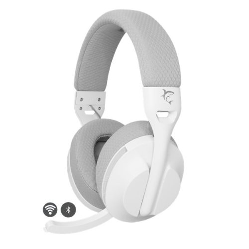 White Shark WS WGH-2441W FALCON-W vezeték nélküli fehér gamer headset