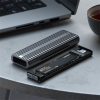 Satechi ST-UCNSEM Type-C szürke NVMe és SATA SSD ház