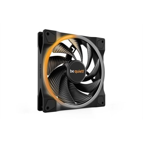 Be Quiet! Cooler 14cm - LIGHT WINGS 140mm PWM high-speed (RGB, 2200rpm, 31dB, fekete)