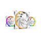 Be Quiet! Cooler 14cm - LIGHT WINGS WHITE 140mm PWM Triple Pack (RGB, 2200rpm, 31dB, fehér)