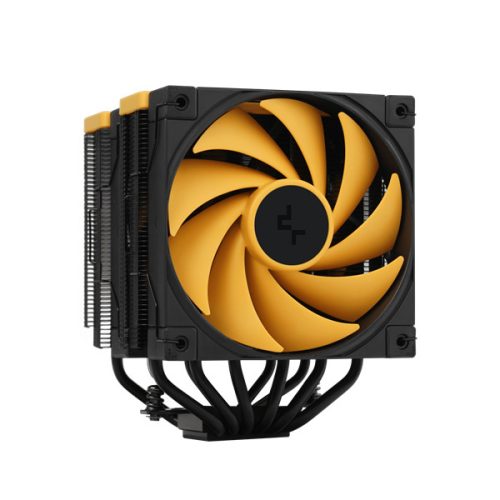 DeepCool CPU Cooler - AK620 Zero Dark Zoria (28 dB; max, 117,21 m3/h; 4pin csatlakozó, 6 db heatpipe, 2x12cm, PWM)