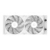 ID-Cooling CPU Water Cooler - FX240 INF WHITE (27.2dB; max. 98,54 m3/h; 2x12cm, fehér)