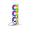 ID-Cooling CPU Water Cooler - Space SL360 XE WHITE (35,2dB; max. 129,39 m3/h; 3x12cm, A-RGB LED, fehér)