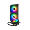 ID-Cooling CPU Water Cooler - ZOOMFLOW 240 XT (13.8-30.5dB; max. 126,57 m3/h; 2x12cm, A-RGB LED)