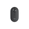 Logitech Egér - M350 Pebble (Vezeték nélküli, Optikai, 1000 DPI, Grafit)