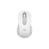 Logitech Egér - M650 L Nagy Balkezes (Vezeték nélküli, Bluetooth, Optikai, 2000 DPI, fehér)