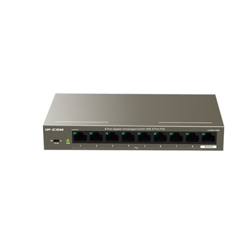 IP-COM Switch PoE - G1109P-8-102W (9x1Gbps; 8 af/at PoE+ port; 102W)