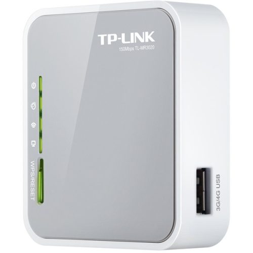 TP-Link Router WiFi N 3G - TL-MR3020 (150Mbps 2,4GHz; 4port 100Mbps; USB, UMTS/HSPA/EVDO modem komp.)