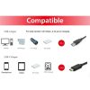 Equip Átalakító Kábel - 128343 (USB-C 3.2 Gen1 to USB-A, apa/apa, fekete, 0,25m)