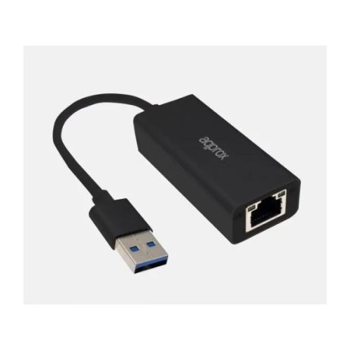 APPROX Átalakító - USB3.0 to 2.5G RJ45 (10/100/1000/2500Mbps) Fekete