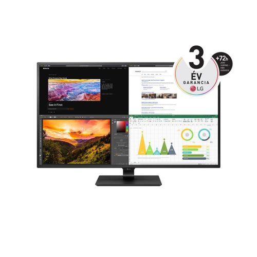 LG Monitor 43" - 43UN700P-B (IPS; 16:9; 4K 3840x2160; 5ms; 1000:1; 400cd; 4xHDMI; DP; USB-C, HDR10, Spkr)