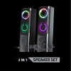 Advance Hangszóró - SOUNDPHONICS RGB 6W RMS (2.0, 3,5mm Jack, RGB, fekete)