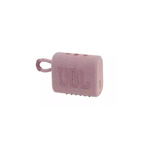 JBL Hangszóró Vezeték nélküli - GO 3 (IP67 víz és porállóság, hangerőszabályzó, BT 5.1, USB-C, Pink)