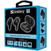 Sandberg Bluetooth Fülhallgató - Bluetooth Earbuds Touch Pro (Bluetooth 5.0, mikrofon, fekete)