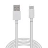 Delight kábel - USB-C töltőkábel (USB-C apa be-/kimenet; 1m, fehér)