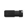 VERBATIM Pendrive, 64GB, USB 2.0, 10/4MB/sec, "PinStripe", fekete