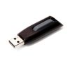 VERBATIM Pendrive, 256GB, USB 3.0, 80/25 MB/sec, "V3", fekete-szürke