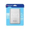 VERBATIM, 2,5" külső HDD, 1TB, USB 3.0, ezüst