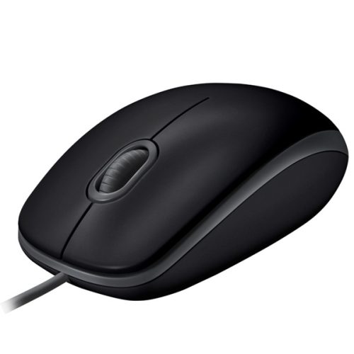 LOGITECH Egér - B110 Vezetékes Optikai Silent, Fekete