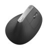 LOGITECH Egér - MX Vertical Ergonomic Bluetooth Optikai, Fekete