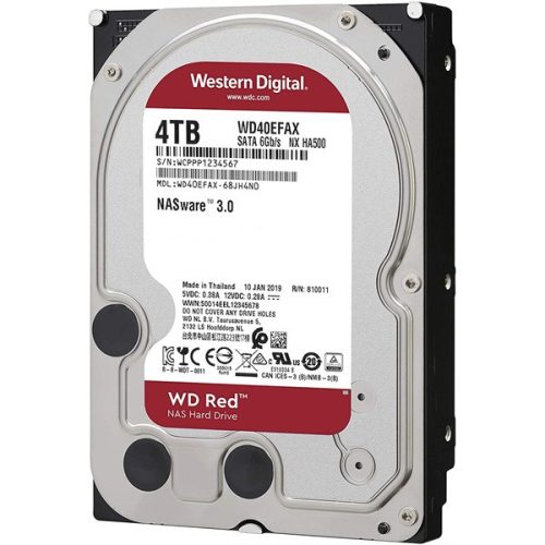 WESTERN DIGITAL 3.5" HDD SATA-III 4TB 5400rpm 256MB Cache, CAVIAR Red