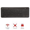 TRUST Vezeték nélküli érintős multimédiás billentyűzet 21268 (Veza Wireless Keyboard with touchpad HU)