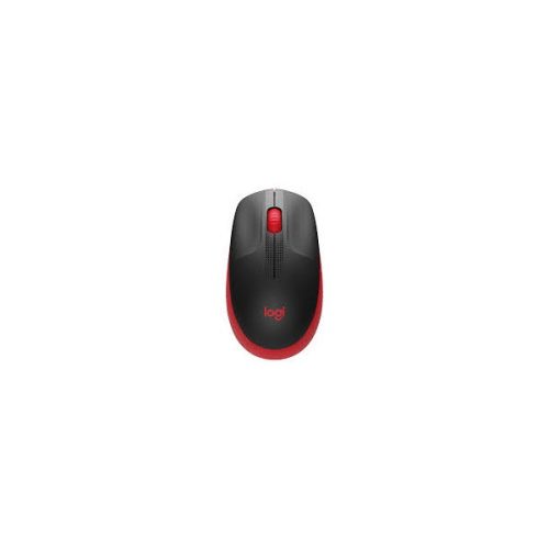 LOGITECH Egér - M190 Vezeték Nélküli Optikai, Piros