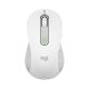 LOGITECH Egér - M650 Signature Vezeték Nélküli Optikai (Large) balkezes, Piszkosfehér