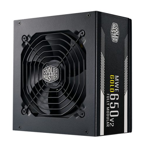 COOLER MASTER Tápegység Moduláris, MWE 650W, 12cm, 80+ Gold V2, Aktív PFC