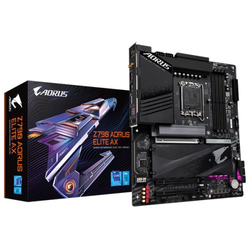 GIGABYTE Alaplap S1700 Z790 AORUS ELITE AX INTEL Z790, ATX